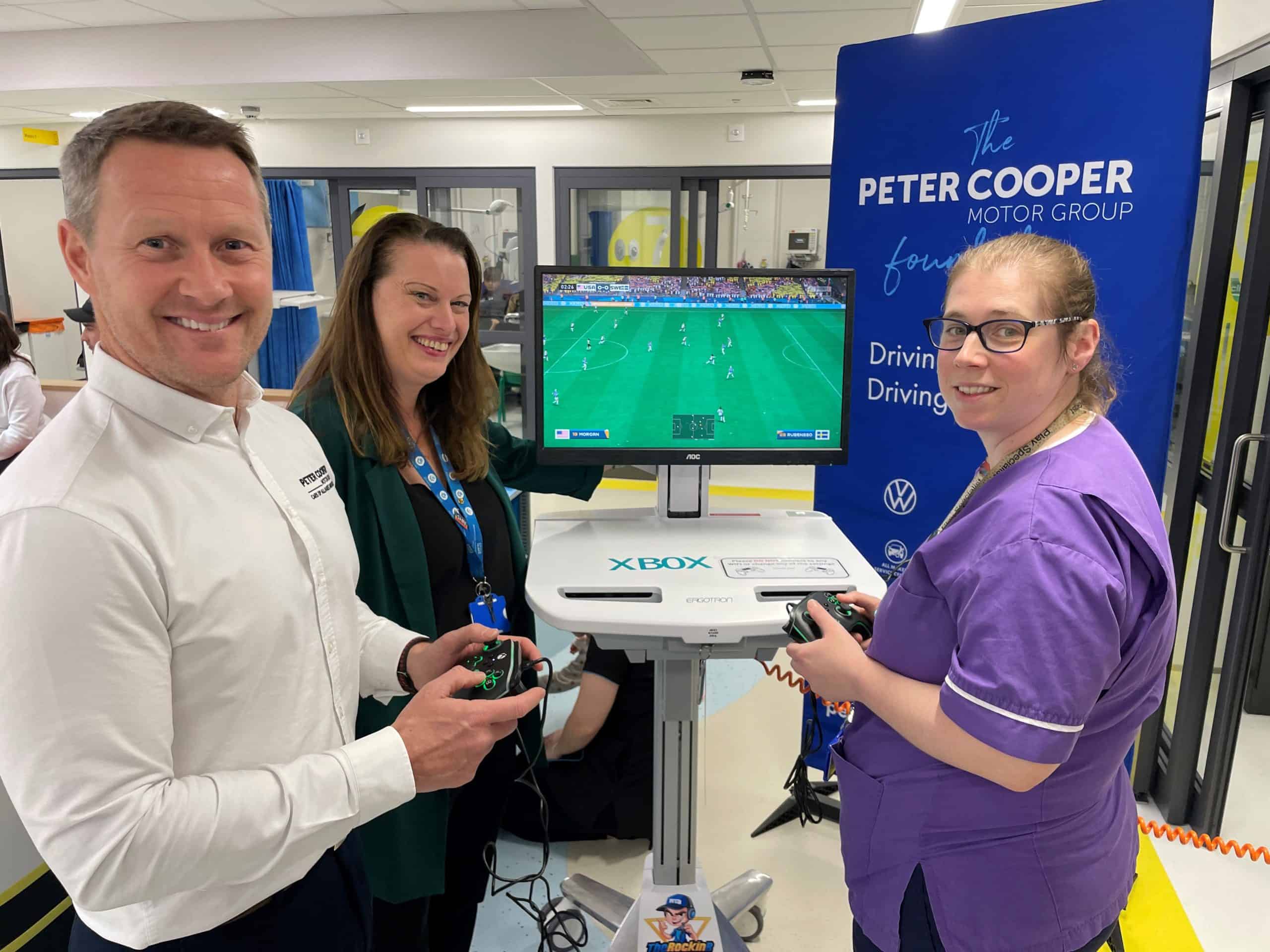 Rocking Relief: Gaming Carts Bring Joy to Queen Alexandra Hospital